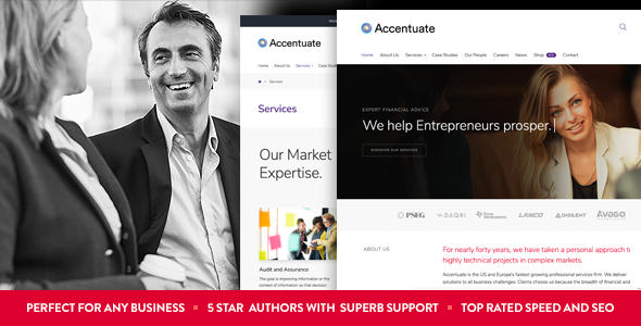 Accentuate - A Professional Consulting WordPress Theme Logo
